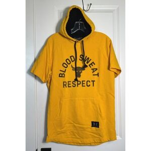 Under Armour Project Rock Blood‎ Sweat Respect Hoodie Short Sleeve Men